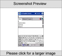 LingvoSoft Dictionary English <-> Dutch for Pocket PC Screenshot